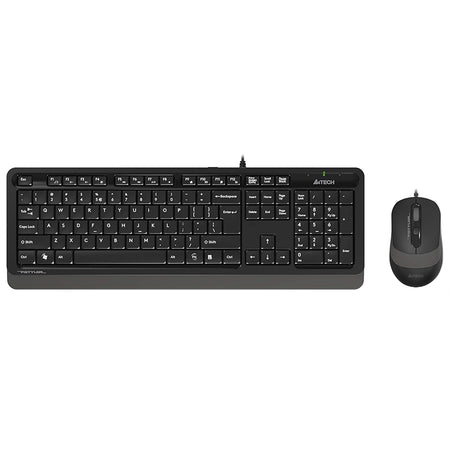 Kit tastatură și mouse cu fir USB, negru, A4Tech A4-F1010G