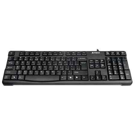 Tastatură Comfort Round USB cu fir, taste rotunjite, A4Tech A4-KR750USB