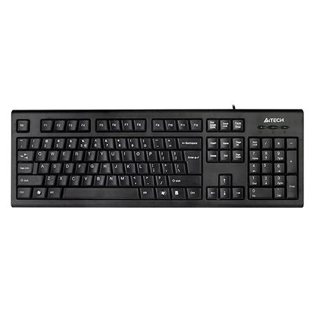 Tastatură comfort cu fir USB, 104 taste, margini rotunjite, A4Tech A4-KR85USB