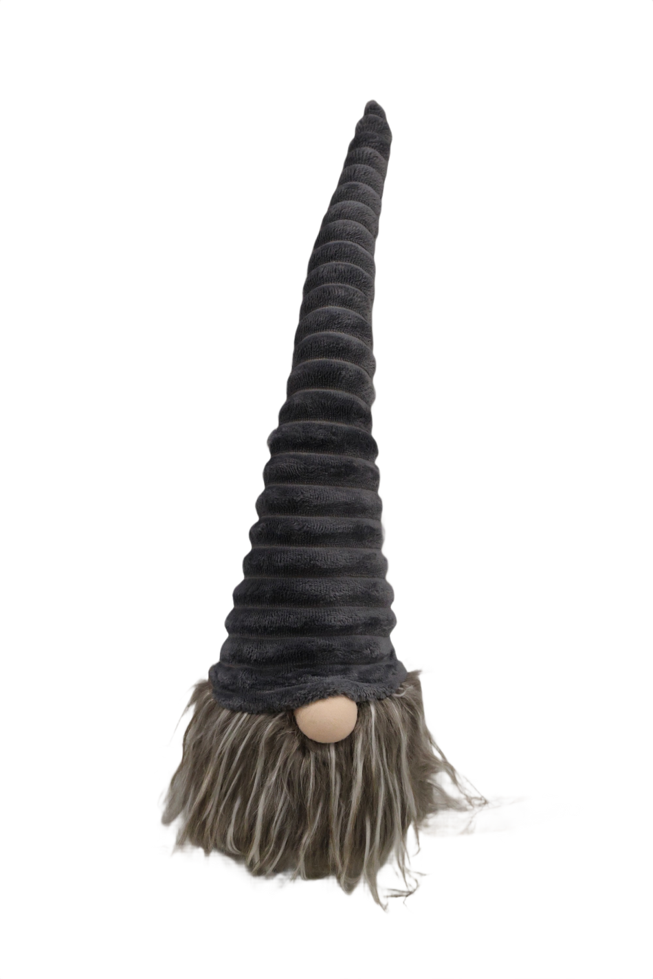 Figurina Craciun, Gnom 55cm Gri Artezan