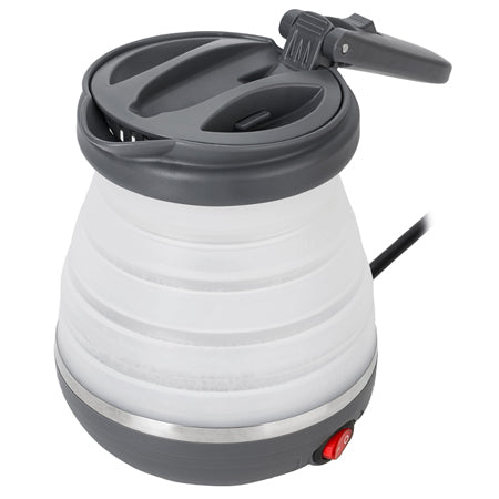 Fierbător electric pliabil, portabil, 0,6 L, silicon, gri, Adler AD1279