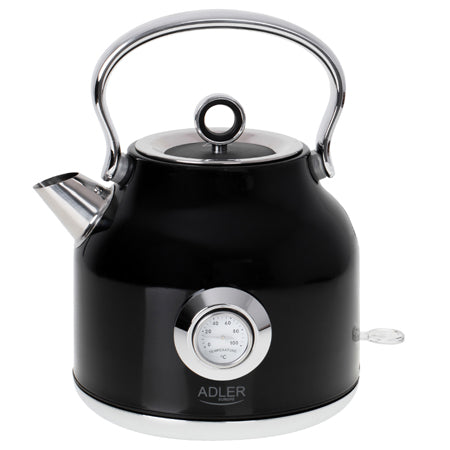 Fierbător electric 1,7 l cu termometru și sistem STRIX Adler
