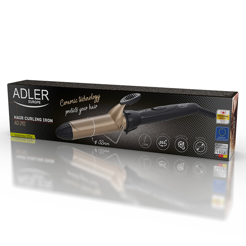 Ondulator păr 32mm Adler AD2112