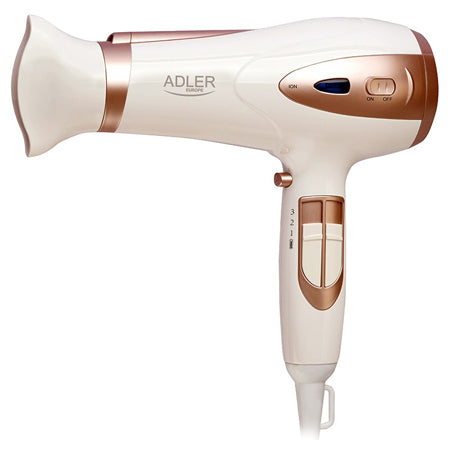 Uscător de păr cu ionizare, 2200W, 2 viteze, 3 temperaturi, Adler AD 2248