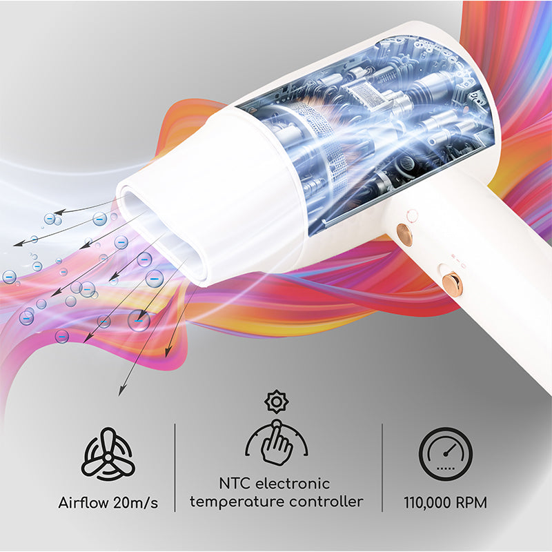 Uscător păr cu afișaj LED superspeed Adler AD2272