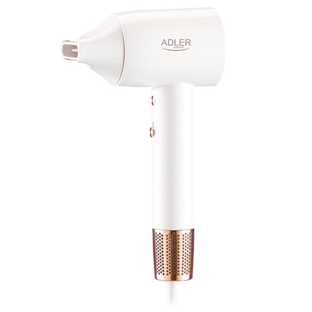Uscător de păr cu afișaj LED, ionizare, motor fără perii, 1800 W, Adler AD2272