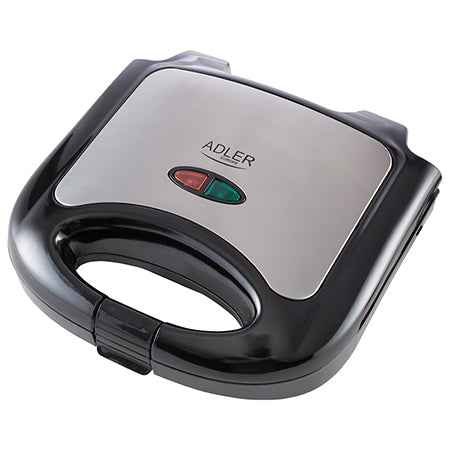 Sandwich maker 850 W, plăci antiaderente, picioare antialunecare Adler AD3015