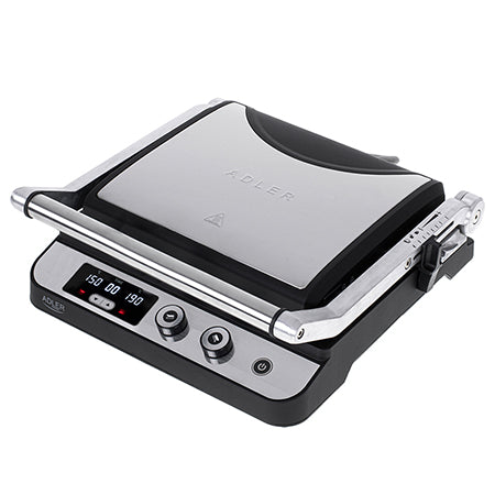 Grill electric 2 în 1, 3000 W, panou LED, suprafață dublă, Adler AD3059