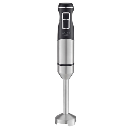 Blender de mână 1900 W Turbo, inox, motor silențios, negru Adler AD4628