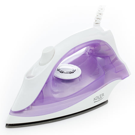 Fier de călcat cu abur 1600 W, talpă antiaderentă, rezervor 100 ml Adler AD5019