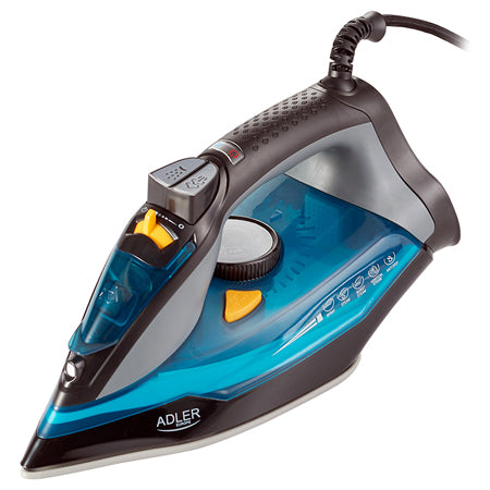 Fier de călcat cu abur 3000 W, talpă ceramică, oprire automată Adler AD5032