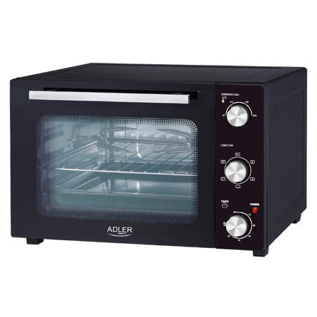 Cuptor electric 35 l, 1500 W, rotisor și convecție, timer, negru Adler AD6025