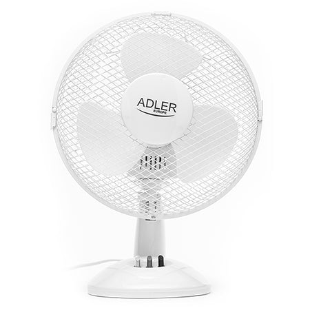 Ventilator de masă, 2 viteze, oscilație 23 cm, zgomot redus - Adler AD7302