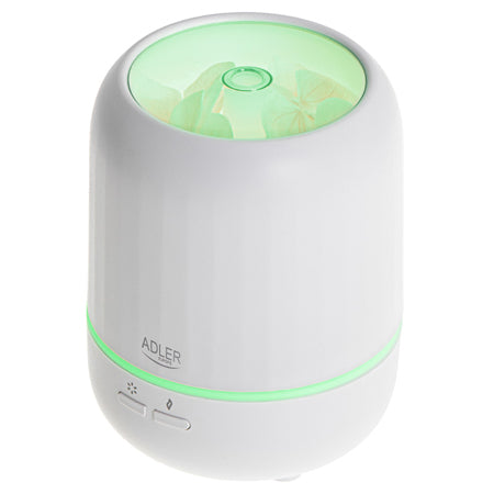 Difuzor arome ultrasonic USB 3 în 1, 100 ml, lampa LED, auto-off, Adler AD7968