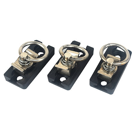 Set 3 bucăți prindere boxă cu șine și 3 găuri BST AEROCLIP