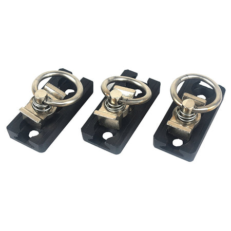 Set 3 bucăți prindere boxă cu șine și 3 găuri BST AEROCLIP