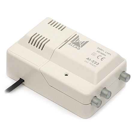 Amplificator antenă CATV 12 V, 2 ieșiri, IP20 AI-223