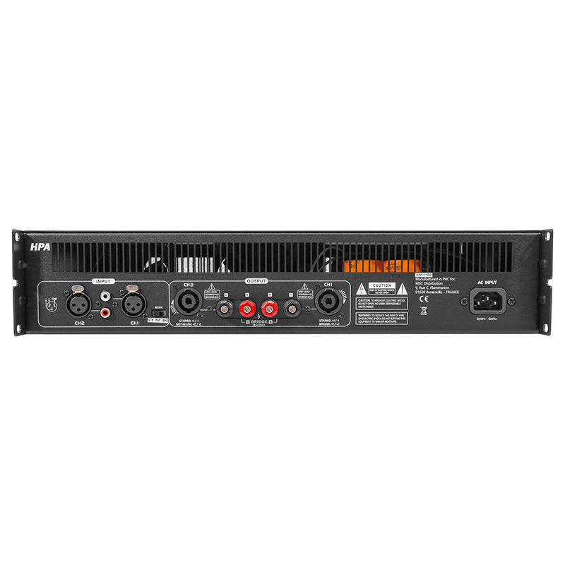Amplificator 2 × 300 W RMS 8 ohmi, 2 × 540 W RMS 4 ohmi, HPA AM1100