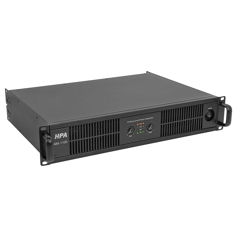 Amplificator 2 × 300 W RMS 8 ohmi, 2 × 540 W RMS 4 ohmi, HPA AM1100