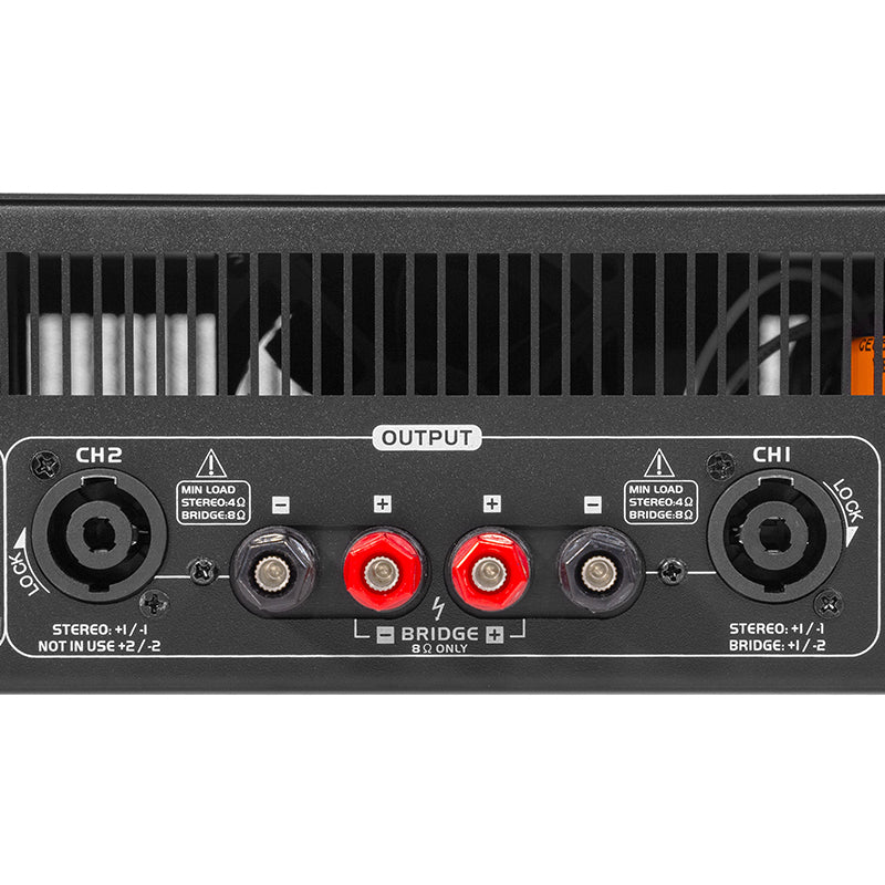 Amplificator 2 × 300 W RMS 8 ohmi, 2 × 540 W RMS 4 ohmi, HPA AM1100