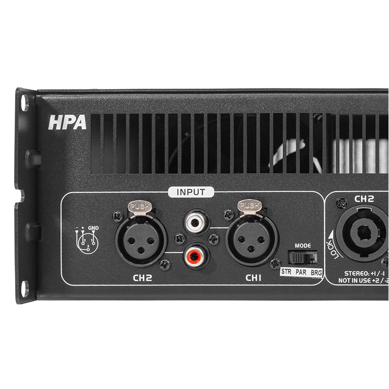 Amplificator 2 × 300 W RMS 8 ohmi, 2 × 540 W RMS 4 ohmi, HPA AM1100