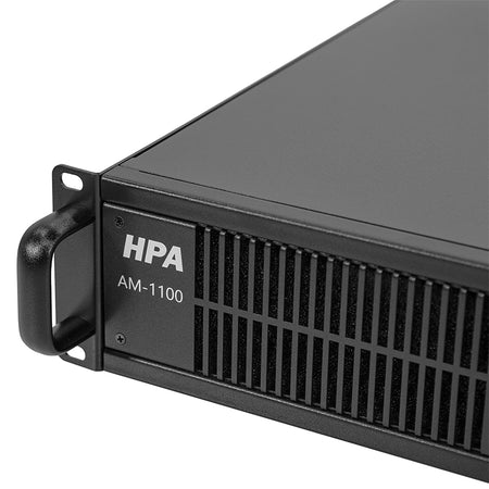 Amplificator 2 × 300 W RMS 8 ohmi, 2 × 540 W RMS 4 ohmi, HPA AM1100