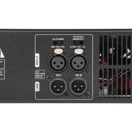 Amplificator 2x500W RMS, 2x850W 4Ω, bridge 1700W, XLR, SpeakON, HPA AM1700
