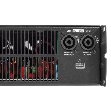Amplificator 2x500W RMS, 2x850W 4Ω, bridge 1700W, XLR, SpeakON, HPA AM1700