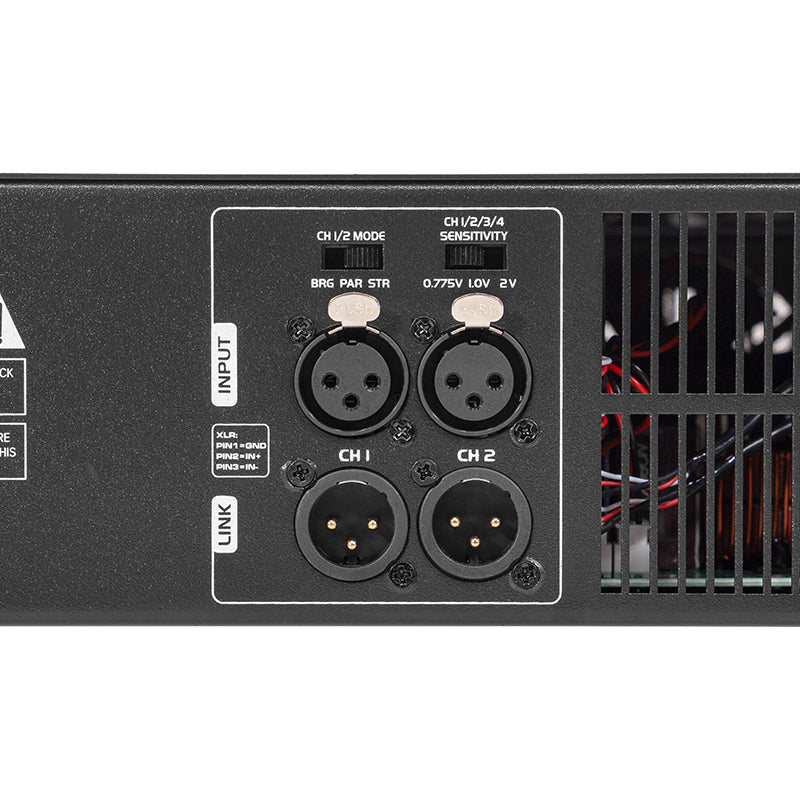 Amplificator 2 × 800 W RMS, Clasa H, bridge, HPA AM2400