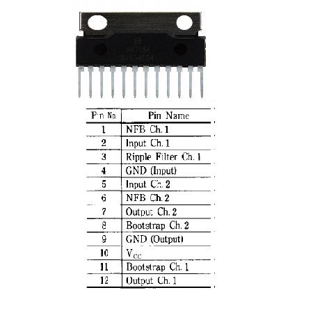 Amplificator audio dual 5.7 W AN7178
