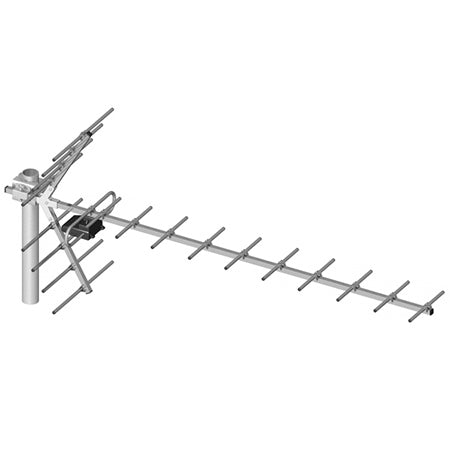 Antena TV 21-60 Yagi 19 elemente, polarizare orizontală și verticală ANT0098