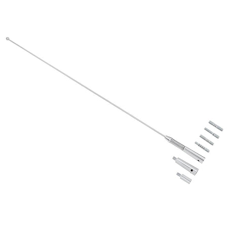 Antena auto universală din fibră de sticlă, 52 cm, set adaptoare Sunker ANT0301