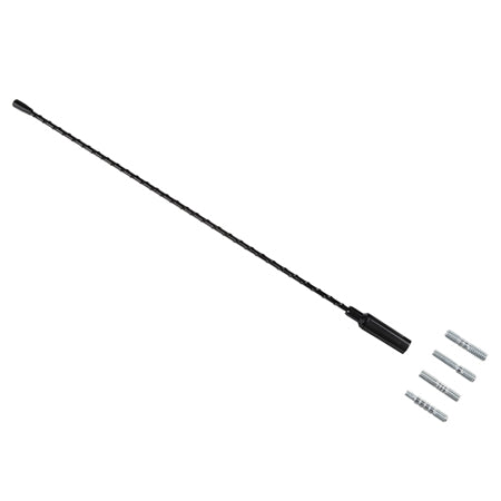 Antena auto universală din fibră de sticlă, 42,5 cm, 4 adaptoare Sunker ANT0302