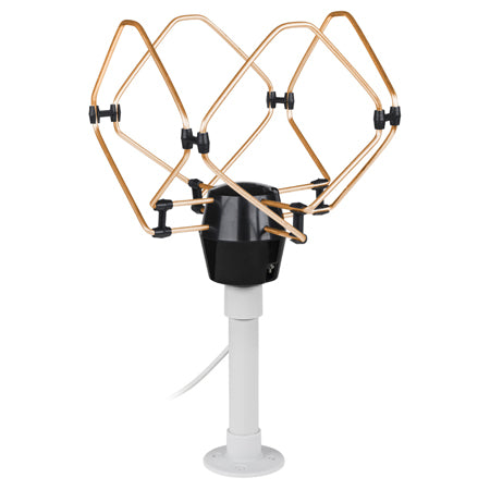 Antena auto omnidirecțională cu amplificator, radio/TV, pentru uz extern și intern Sunker ANT0354