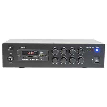 Mixer PA amplificat 100V 60W cu USB Bluetooth SD FM BST APM1060