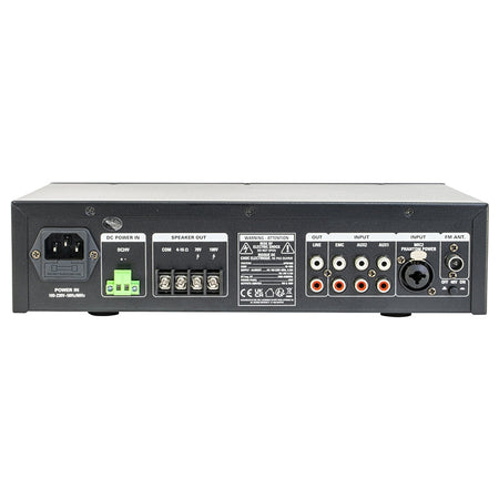 Mixer PA amplificat 100V 60W cu USB Bluetooth SD FM BST APM1060
