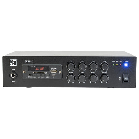 Mixer PA amplificat 100V 120W cu USB Bluetooth SD FM BST APM1120