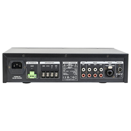 Mixer PA amplificat 100V 120W cu USB Bluetooth SD FM BST APM1120