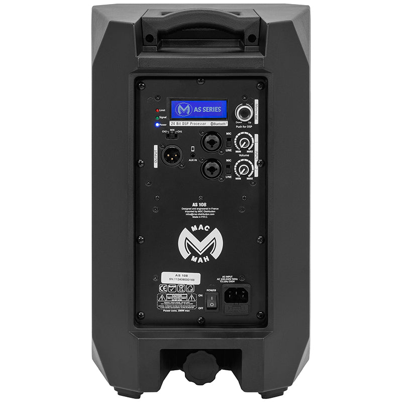 Boxă activă 2 căi 8 inch 200 W cu bluetooth și DSP Mac Mah AS108