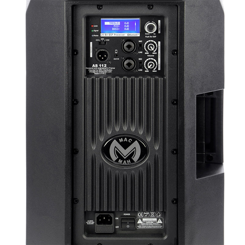 Boxă activă 2 cai 12 inch, 400 W, Bluetooth, DSP Mac Mah AS112