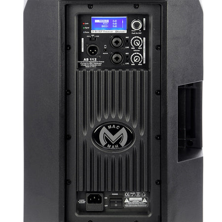 Boxă activă 2 cai 12 inch, 400 W, Bluetooth, DSP Mac Mah AS112