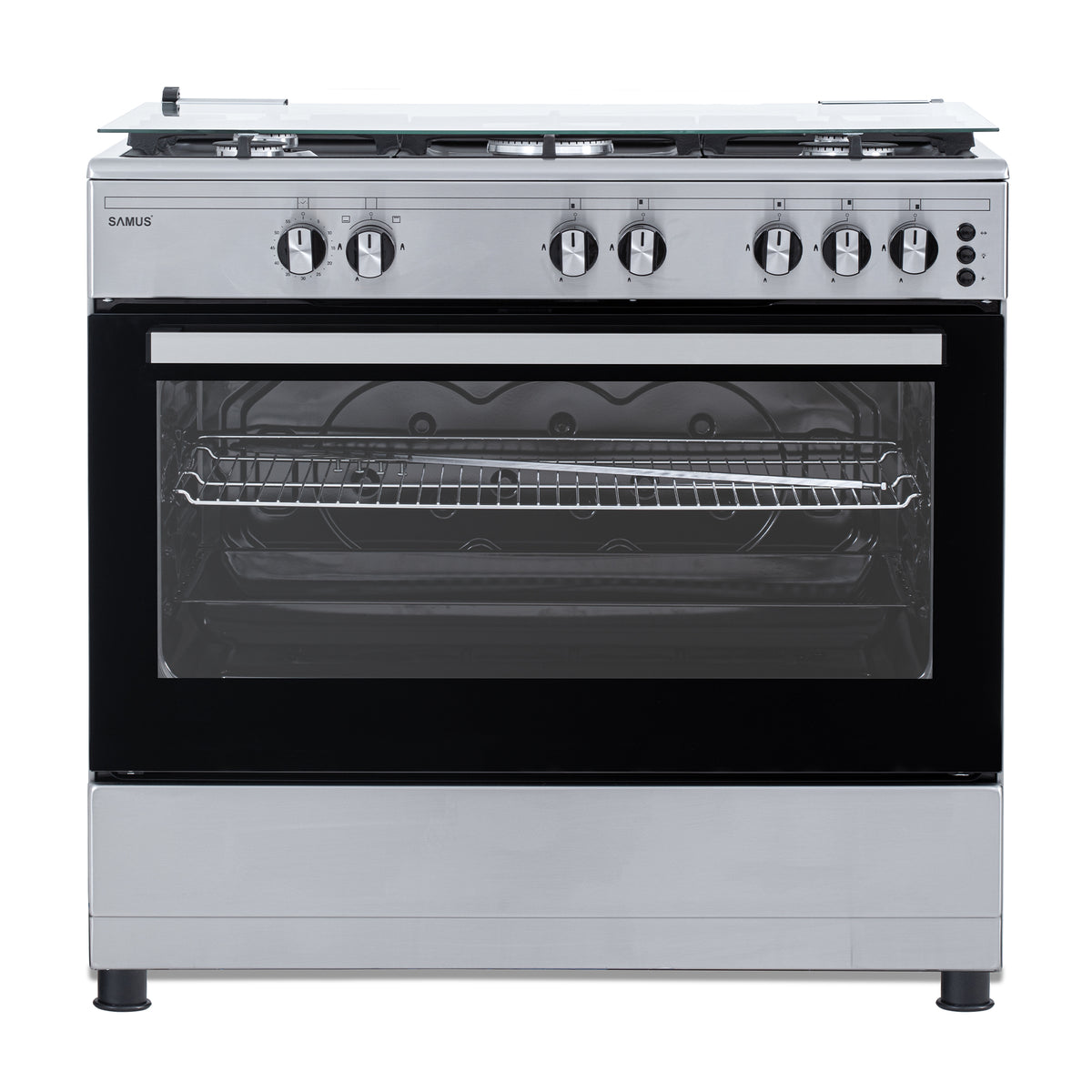 Aragaz Pe Gaz Samus, 5 Arzatoare, 92l , Aprindere Electrica,  90cm