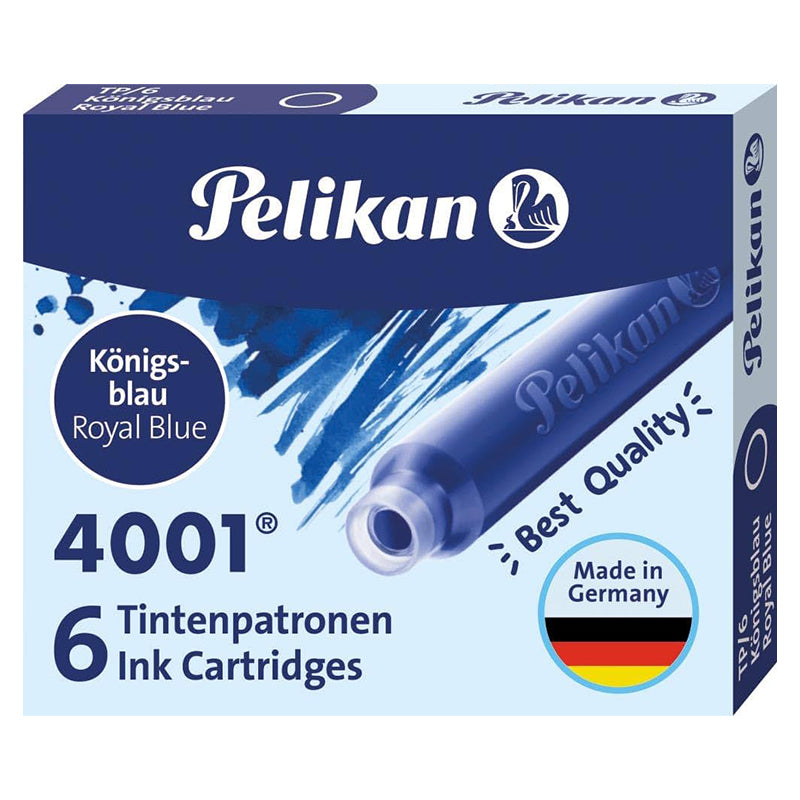 Cartușe cerneală mici set 6 bucăți pentru stilou Pelikan B-4001P6