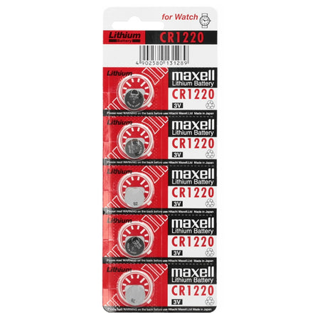 Baterie CR1220 3V, blister 5 bucăți Vipow BAT0100