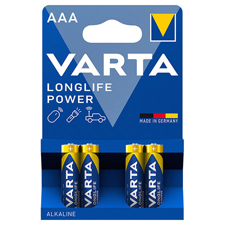 Baterie alcalină Longlife Power AAA LR03 4 bucăți Varta BAT0236