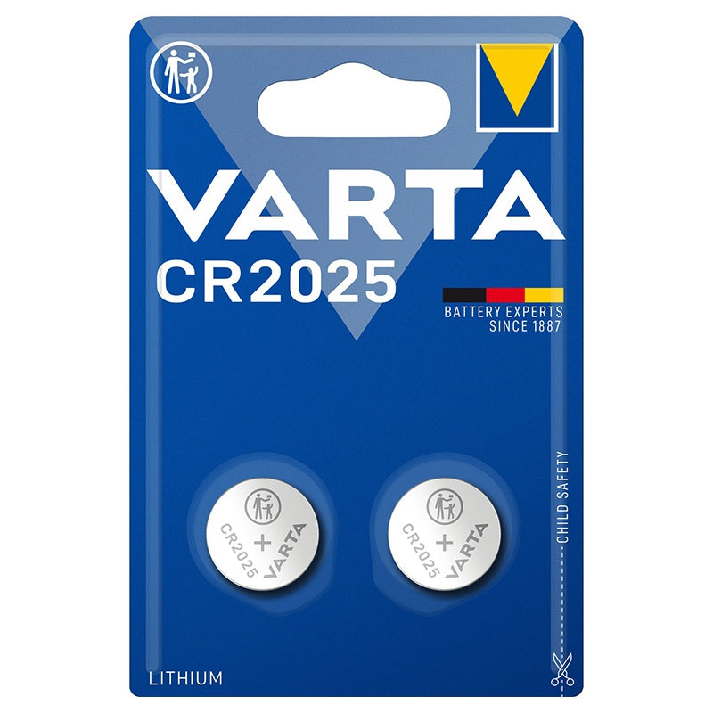 Baterie litiu CR2025 3V, set 2 bucăți Varta BAT0239