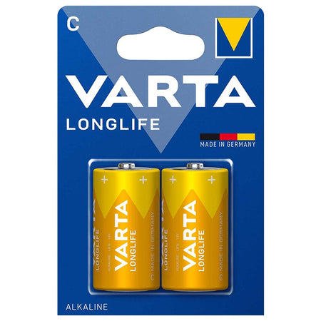 Baterie alcalină Longlife LR14 C, 2 bucăți, 1.5 V, Varta BAT0243