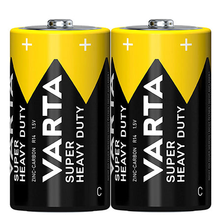 Baterie Super Heavy Duty C 1.5 V, zinc carbon, set 2 bucăți Varta BAT0248F