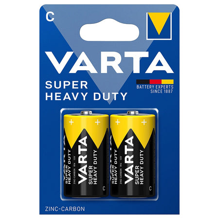 Baterie zinc carbon C 1.5 V Super Heavy Duty, 2 bucăți Varta BAT0248