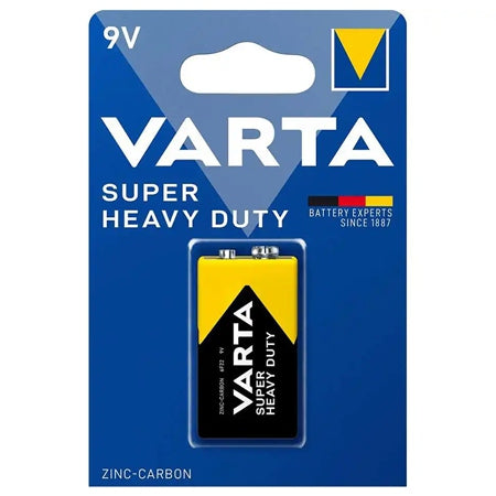 Baterie zinc carbon 9 V, mărime 6F22, Varta BAT0250